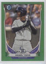 2014 Bowman Prospects Chrome Green Refractor 18/75 Raimel Tapia #BCP27 0l1