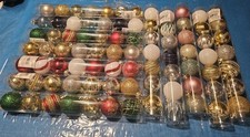 ASHLAND Christmas Shatterproof Ornaments SET OF 12 7 Pc 84 In All. Muticolor
