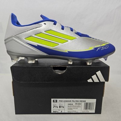 Adidas F50 League FG/MG Messi Soccer Cleats IH0918 Silver  display picture 2
