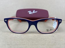 Ray Ban Youth ORY RB 1555 3762 Orange Blue Eyeglasses 46-16-125 Frames - NEW