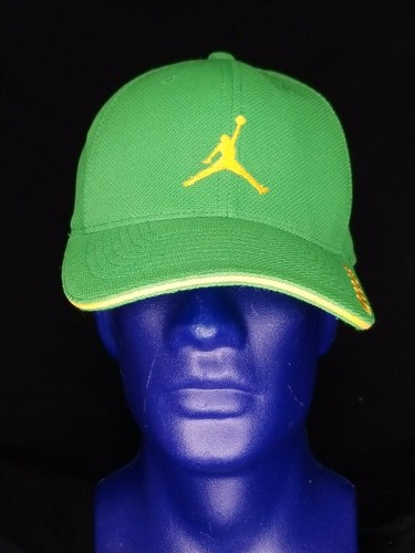 Vintage Air Jordan Baseball Cap SZ L/XL Mesh 2003 Nike Green Yellow Brazil - Picture 5 of 7
