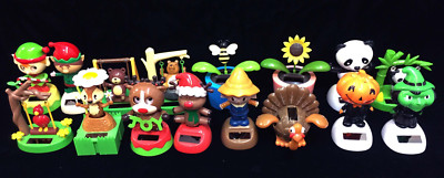 solar powered bobble figures