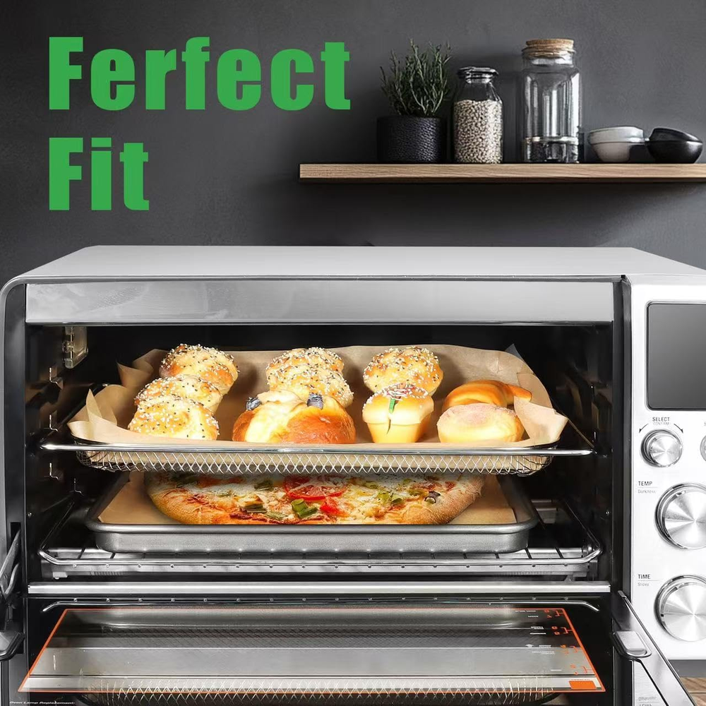 Air Fryer Accessories for Breville Smart Oven Air Fryer Pro - Complete Baking Set with Non-Stick Pan, Rack, and Cooking Tools for Easy Meals