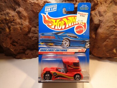 HOT WHEELS 1999 FIRST EDITION SEMI-FAST,  SEALED PACK  1:64  SCALE  5-144-2-17