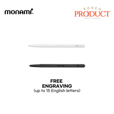 MONAMI 153 Premium Ballpoint Pen 0.7mm Black And White Free engraving Custom Pen