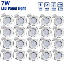 10pack 7w 85-220v Dimmable Led Ceiling Downlight Lamp Spotlightdriver