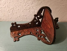 Antique Early 20th Century HandCarved Corner Shelf/Ledge-Collapsible