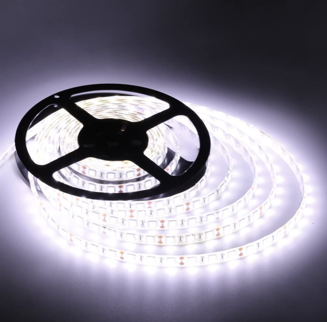 Led Strip Lights Waterproof White For Car 12 Volt For Indoor/Outdoor Decoration-image