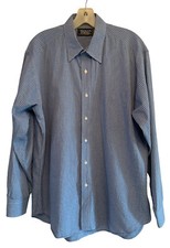 Harold Powell Shirt Mens Sz 16/34 Long Sleeve Button Up Made in USA