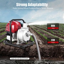 4 Stroke Gas Powered Water Pump Water Transfer High Pressure Irrigation Pump