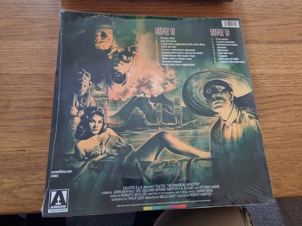 Caltiki The Immortal Monster TRANSLUCENT GREEN VINYL Arrow Records LP 2018 Foto 2 de 4