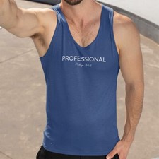 PROFESSIONAL-PICKUP ARTIST UnisexTank-Simple Minimal Printed One Liner