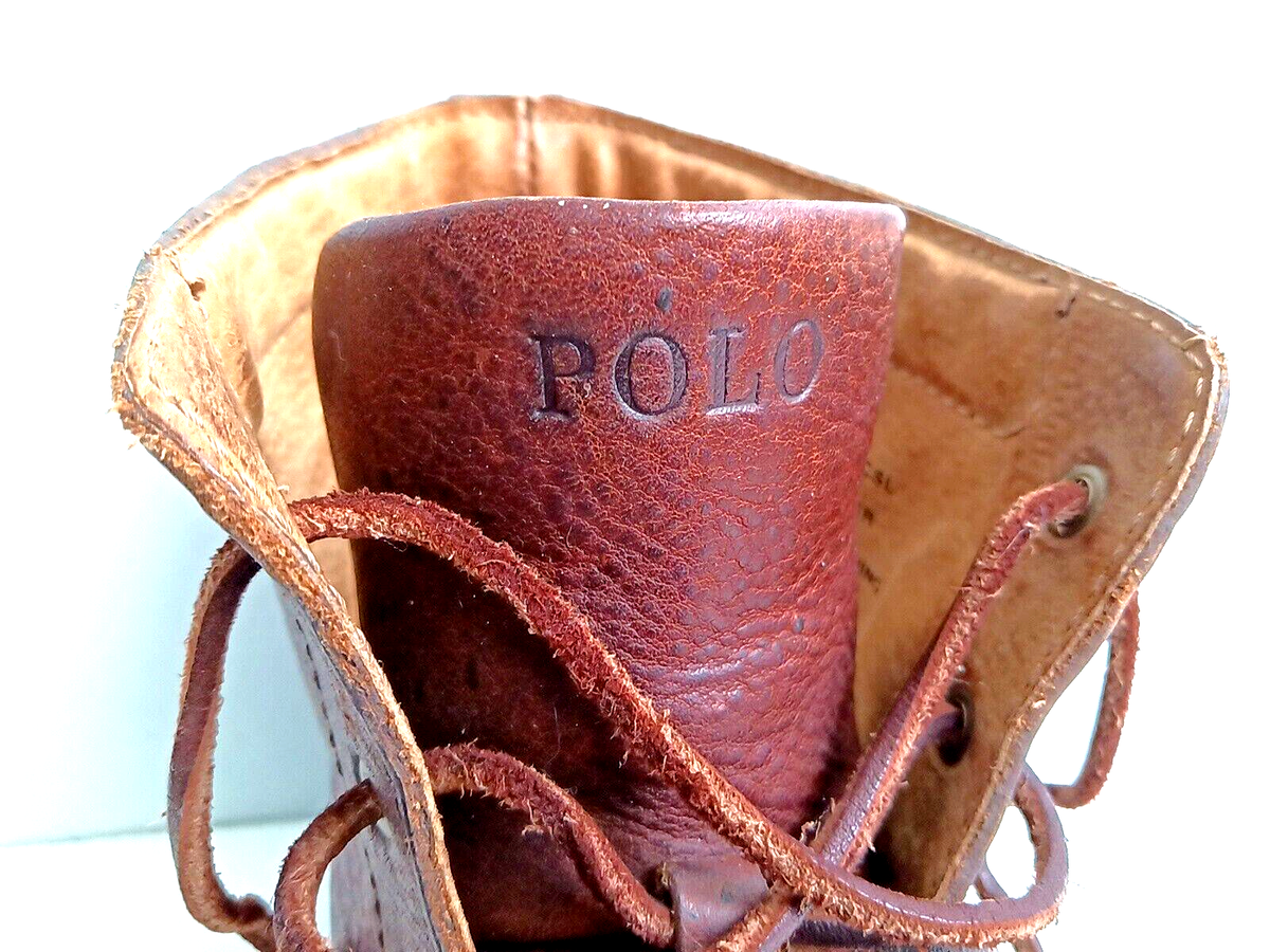 Polo Ralph Lauren REDMOND Soft Leather Boots Lace Up Buckle Men\'s USA 10.5 D Polo Ralph Lauren Men main image 3