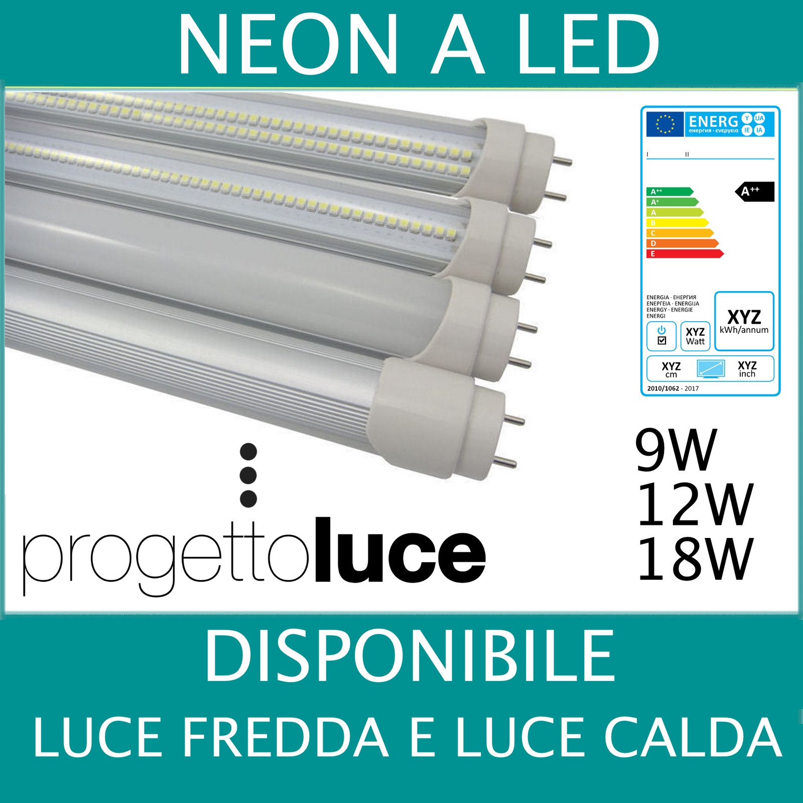 Tubi LED T8 Alta Efficienza 150cm 120cm 90cm 60cm | Risparmio 60% Bolletta