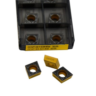 CCMT3(2.5) 1  CCMT09T304-KM3225 Carbide inserts CNC Lathe Turning Tools 10PCS