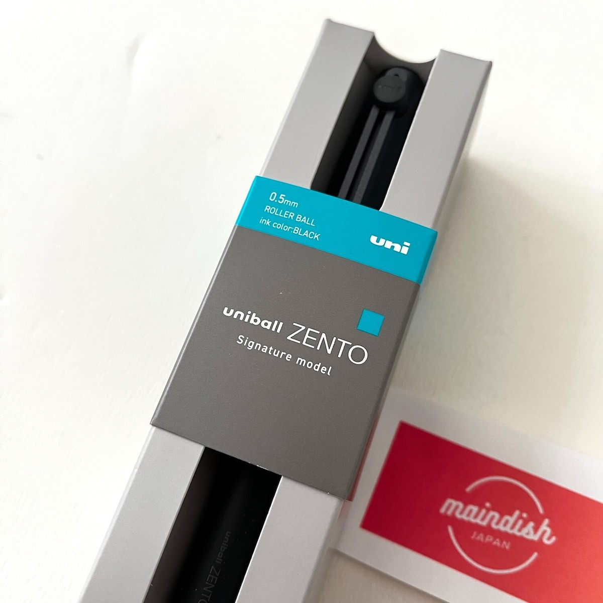 Mitsubishi Uniball ZENTO Signature 0.5mm Metallic Black UB-ZH-05