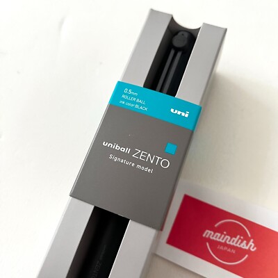 Mitsubishi Uniball ZENTO Signature 0.5mm Metallic Black UB-ZH-05