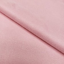 Light Baby Pink Suede Fabric Ultrasoft Microfiber Upholstery 58" By The Yard