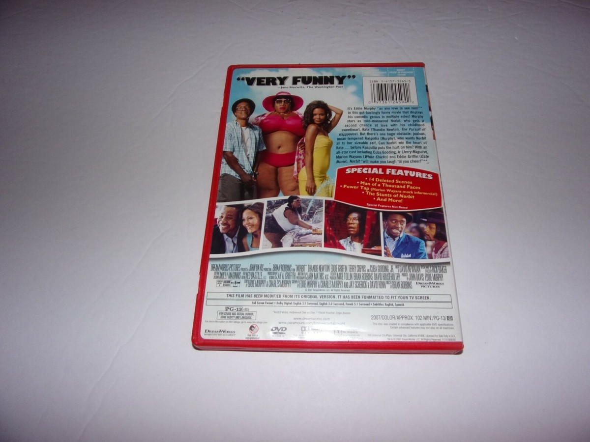 Norbit (DVD, 2007, Full Frame) Eddie Murphy, Thandie Newton, Cuba