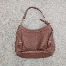 Ora Delphine Purse Brown Leather Hobo Bag