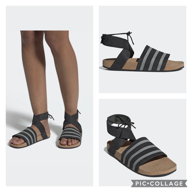 adilette ankle wrap sandals