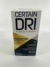 Certain Dri Prescription Strength Clinical Antiperspirant RollOn Deodorant 1.2oz