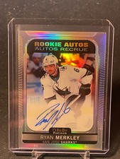 2021-22 O-Pee-Chee Platinum Rookie Rainbow Auto #R-RM Ryan Merkley! SP!