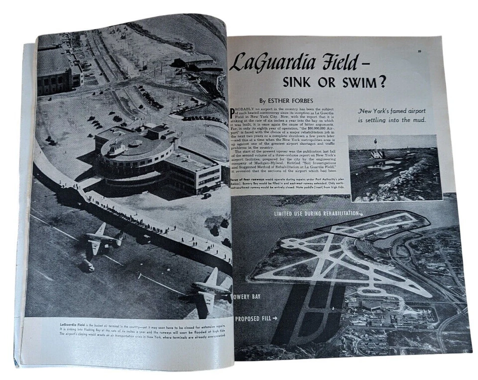 Flying Aircraft Age Aviation Magazines April 1947 Vintage Rare Lot Pilot Collect Foto 4 de 4