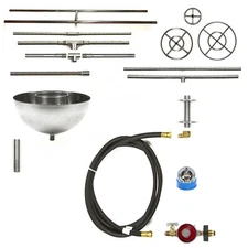 Convert a Wood Burning Fire Pit to LP Gas - Complete Basic Kit From EasyFirePits