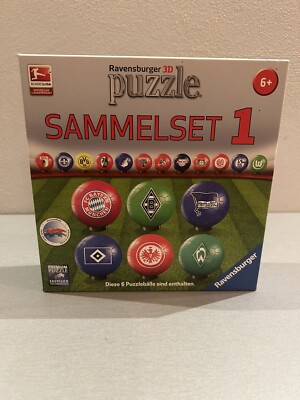 Ravensburger 3D Puzzle Ball Bundesliga Fußball Sammelset 1