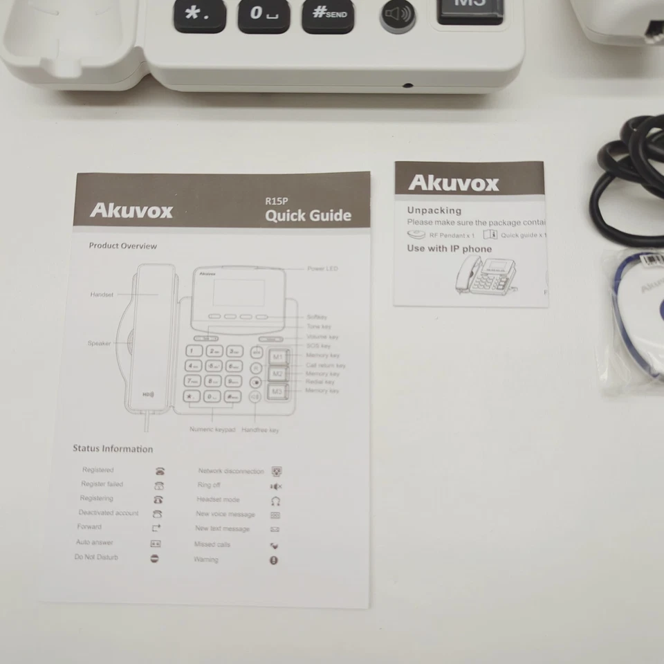 Akuvox HCP-R15P Social & Care Home IP Phone - Image 4 of 4