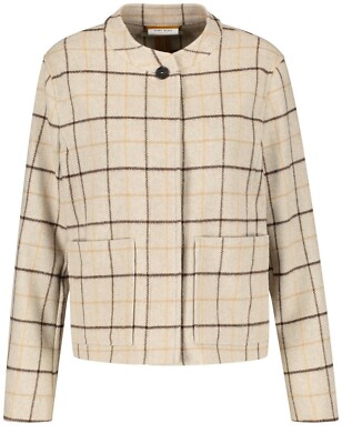 Genuine Gerry Weber women's blazer warm jacket long sleeves Size 38 wool 8US NEW