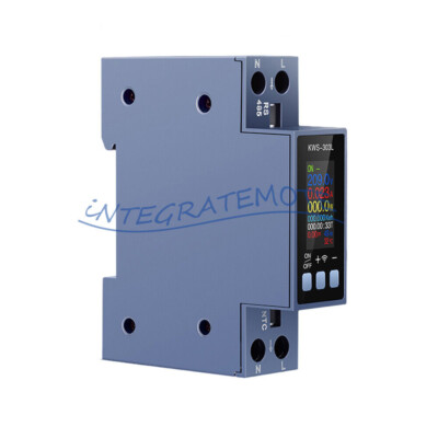 0.96 inch TFT Two-phase AC Meter Voltage Current Power Meter AC85-290V 0-40A