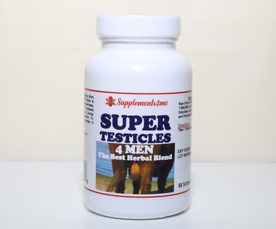SUPER TESTICLES PLUS FOR MEN - Increase Sperm Count - Powerful Ejaculations USA