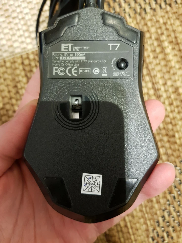 VicTsing Gaming Maus LED ergonomisches Design USB - Bild 3 von 3