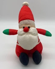 Vintage Soft Dreams 6" Puffy Plush Nylon Santa Stuffed Toy with Original Tag