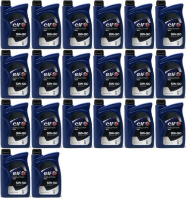 Elf Evolution 900 5W-50 Motoröl 20x 1l = 20 Liter