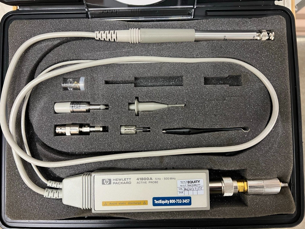 HP Agilent Keysight 41800A Active Probe 5Hz - 500MHz HP Agilent Keysight 41800A Active Probe 5Hz - 500MHz