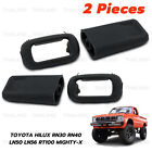 <!--F#f_0-->Fits Toyota Hilux RN30 40 LN50 56 1979 88 Pair Interior Door Lock Knob Grey<!--F/-->