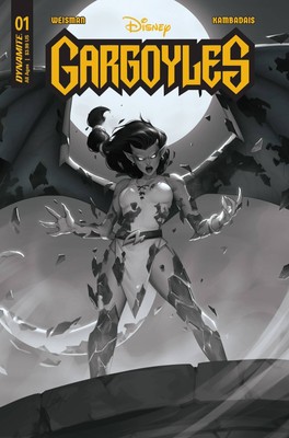 Gargoyles #1 Cover ZH 1:10 Leslie Leirix Black & White Incentive Variant NM