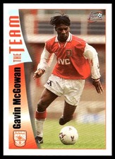 Gavin McGowan 1997-98 Futera Arsenal Fans' Selection #34 Arsenal FC Socc...