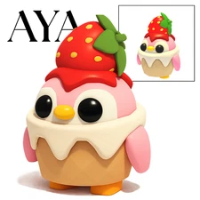 Strawberry Penguin – Adopt a Festive Pet This Christmas – Fast & Easy Delivery