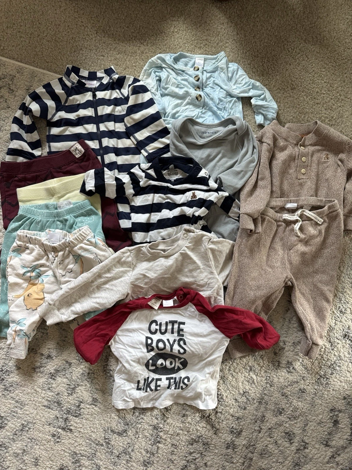 H&M Zara Gap Baby Body Clothes 3-6 months gender neutral boy