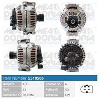 Meat & Doria Generator FüR Mercedes-Benz CLS C219 SL R230 350 W211 E 500