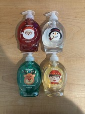 Softsoap Holiday Hand Soap Lot 4 Cranberry Apple Coco Ginger Pine Cookie 7.5oz