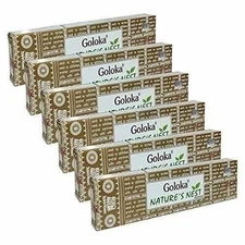Goloka Nature Nest Agarbatti Pack of 6 Incense Sticks Boxes, 15 gms Each, Tradit