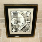 Kazimir Malevich, Cubofuturism sketch, Music Instruments , 1913