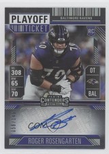 2024 Panini Contenders Rookie Playoff Ticket 56/149 Roger Rosengarten Auto 04yj