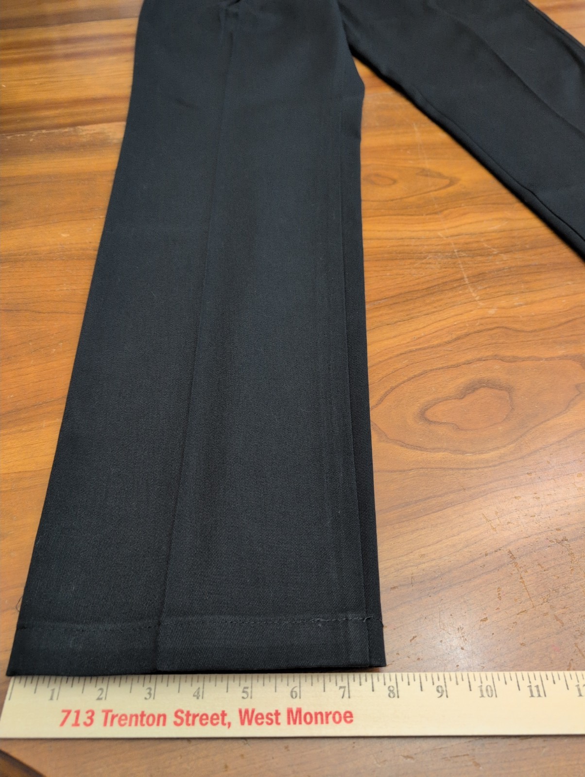 NWT Wrangler Riata Men’s 36x36 Relaxed Fit Pleated Black Casual Chino Pants