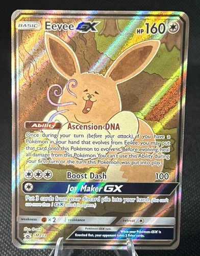 Pokémon TCG Eevee GX SM233 Full Art Promo Black Star Ultra Rare Holo